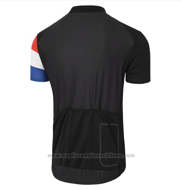 2017 Abbigliamento Ciclismo Coq Sportif Tour de France Nero Manica Corta e Salopette
